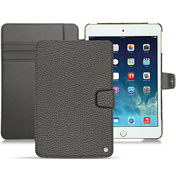 Housse cuir Apple iPad mini 5 - Rabat portefeuille - Anthracite ( Pantone #41403c ) - NOREVE