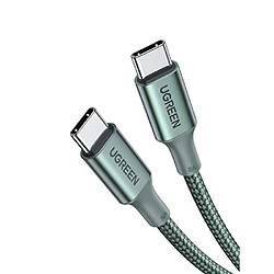 Acheter UGREEN Cable USB C vers USB C PD 100W 5A 20V Cable USB Type C Nylon Tresse Charge Rapide et Sync Compatible avec iPhone 15 Plus Pro Max MacBook Pro iPad Pro Galaxy S24 Plus Ultra S23 A54 Vert 1M