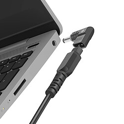 Akyga Chargeur pour PC Portable 90W 6 Embouts interchangeables Noir