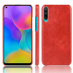 Wewoo Coque Rigide Pour Huawei Honor Play 3 Shockproof Litchi PC + PU Case Rouge