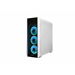 Boîtier ATX semi-tour Chieftec GL-03W-OP Blanc Noir