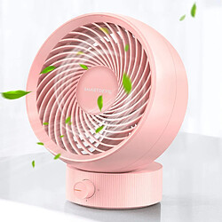 Ventilateur de Bureau USB Petit Ventilateur de Table de Bureau Personnel avec Vent Fort Fonctionnement Silencieux Mini Ventilateur Portable pour Chambre de Bureau SMARTDEVIL