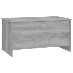 Avis Maison Chic Tabls basse,Table Console pour salon Sonoma gris 102x55,5x52,5 cm Bois d'ingénierie -MN49275