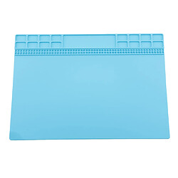 réparation de téléphone portable tapis isolation silicone pad plate-forme de maintenance bleu clair