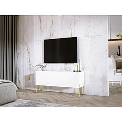 3xeliving Meuble TV - Blanc mat