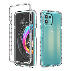 Coque en TPU antichoc, dégradé de couleur, détachable 2 en 1 transparent pour votre Motorola Edge 20 Lite