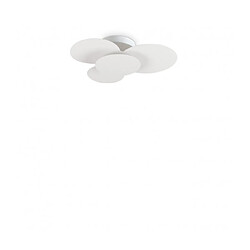 Ideal Lux Plafonnier Cloud Métal blanc 1 ampoule 14cm