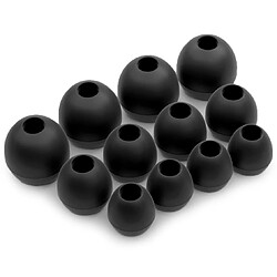 OKULI 12 x Écouteurs en Silicone Embouts d'oreilles pour Audio-Technica Casque Écouteurs en Noir