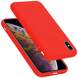 Cadorabo Coque iPhone X / XS Etui en Rouge