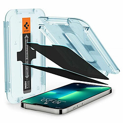 Spigen Sgp Spigen GLAS.TR EZ FIT Privacy - Verre trempé avec filtre de confidentialité pour iPhone 14 / iPhone 13 Pro / iPhone 13 2 pcs