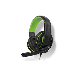 Micro casque circum aural Gaming filaire pour Xbox Series X Steelplay HP45 Noir et vert