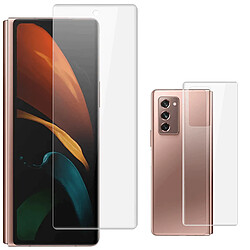 PHONECARE Kit Film Hydrogel Full Coque Avant + Arrière pour Samsung Galaxy Z Fold2 5G