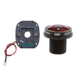 1.8mm 5mp Caméra Fisheye + IR-CUT Pitch CS Lens Mount Aperture Double Filter Switcher