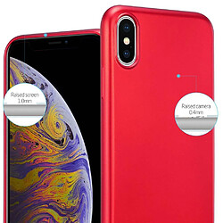 Cadorabo Coque iPhone XS MAX Etui en Rouge pas cher