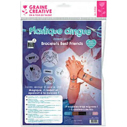 GRAINES CREATIVES Kit plastique dingue bracelets de l amitie