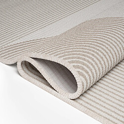 Avis ICONIK INTERIOR Grand Tapis Design Contemporain et Moderne - Beige (290x200 cm) - Dhoka Beige