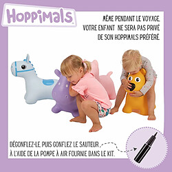 Avis Hoppimals Tootiny Vache Sauteuse et Bondissante Animal Sauteur pour Les Enfants âgés de 12 Mois et Plus - Emballé dans Une Boîte Cadeau, Pompe Incluse ? Chevauchez Un Animal Gonflable ? Noire