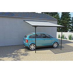 Concept Usine Tonelle murale carport 3,75x3,05 m FERRATO 11,44 m² pas cher