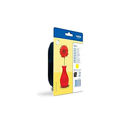 Cartouche jaune originale Brother Lc121-Lc121Ybp-Ref produit expiré [Ml-3.9][Pag-300]