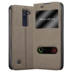 Cadorabo Coque LG K8 2016 Etui en Marron