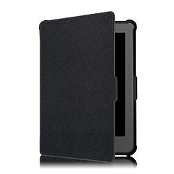 Ultra-mince Custer Tri-Fold Housse Stand PU intelligent étui en cuir pour Kobo Clara HD Noir pas cher