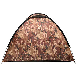 Acheter vidaXL Tente igloo de camping 650x240x190 cm 8 personnes Camouflage