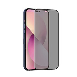 Tiger Verre Trempé pour iPhone 14 Pro Confidentiel Ultra-résistant Noir transparent