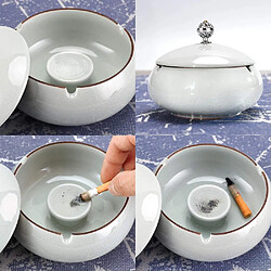 Universal Ashtray With Lid Deodorizing Design Ceramic Ashtray Outdoor Garden Terrace