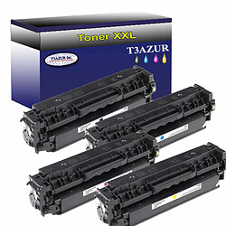 4 Toners Lasers compatibles pour imprimante HP Color LaserJet Pro M452nw - T3AZUR