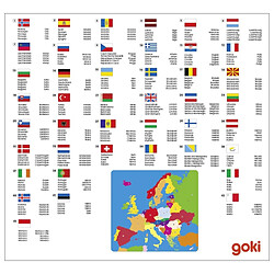 Puzzle en bois Europe - GOKI