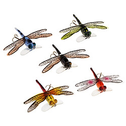 Acheter Popper appâts de pêche libellule vie réelle libellule flottant mouche pêche mouches couleur F 001