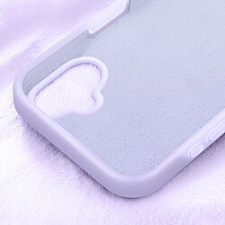 Acheter Avizar Coque pour iPhone 16 Plus Antichoc Intérieur Doux Bord Surélevé Violet Clair