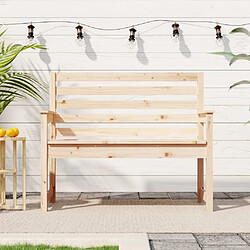 vidaXL Banc de jardin 109x48x91,5 cm bois massif de pin