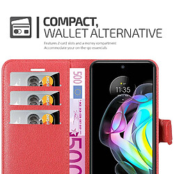 Acheter Cadorabo Coque Motorola EDGE 20 Etui en Rouge