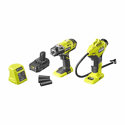 Ryobi - R18IWPI-115G - Duo ONE+ 18V (Boulonneuse + Compresseur)