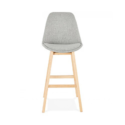 Kokoon Design Tabouret de bar design QOOP GREY 48x56x112 cm