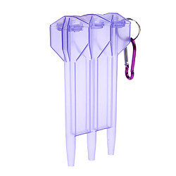 Boîte De Rangement à Dallas En Nylon Portable Boîte à Dents Transparente Avec Boucle De Serrure Violet pas cher