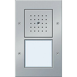 Gira 126667 Interphone vidéo 1 bouton montage apparent Anthracite