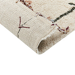 Avis Beliani Tapis en coton 160 x 230 cm beige CORUM