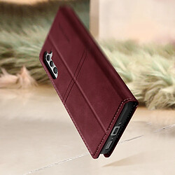 Avis Avizar Pochette pour Samsung Galaxy A34 Portefeuille Support Clapet Magnétique Bordeaux