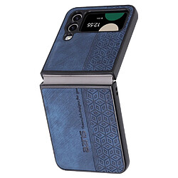 Coque en TPU + PU anti-rayures pour votre Samsung Galaxy Z Flip3 5G - bleu