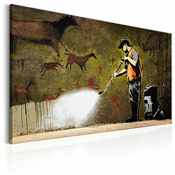 Paris Prix Tableau Imprimé Cave Painting - Banksy 40 x 60 cm