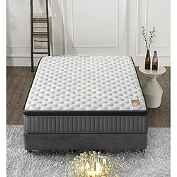 Sensoreve Matelas N°1 Elekctra 140x200cm RESSORTS ENSACHÉS & MÉMOIRE DE FORME - Épaisseur 30 cm- Indépendance de couchage