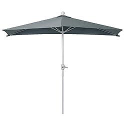 Avis Decoshop26 Demi parasol semi-circulaire balcon terrasse UV 50+ polyester/aluminium 3kg avec une portée de 270 cm anthracite sans support 04_0003900