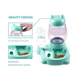 Universal Alimentateur automatique de 2,2 litres pour animaux domestiques pour chiens et chats Bol d &'eau pour chiens Alimentateur pour chats Distributeur de grande capacité pour animaux domestiques pour chats et chiens 2 | Fournitures d &'alimentation pour chats pas cher