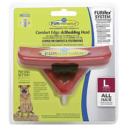 Tête de brosse deShedding FURflex Comfort Edge pour Chien de Grande Race - Furminator - L