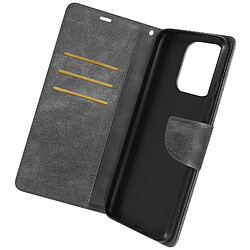 Avizar Étui Portefeuille Gris pour Xiaomi Redmi 12C, série Bara Soft Leather