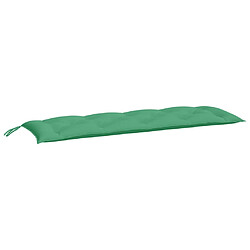 Maison Chic Coussin Confort | pouf | Coussin de banc de jardin vert 150x50x7 cm tissu oxford -GKD15449