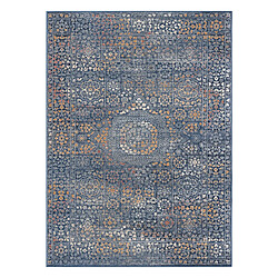 RUGSX Tapis NAIN Ornement 7708 51911 bleu foncé orange 160x230 cm