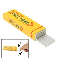 Wewoo Farce & attrape jaune Shock Chewing Gun Pratique Joke Drôle Trick Shock Toy